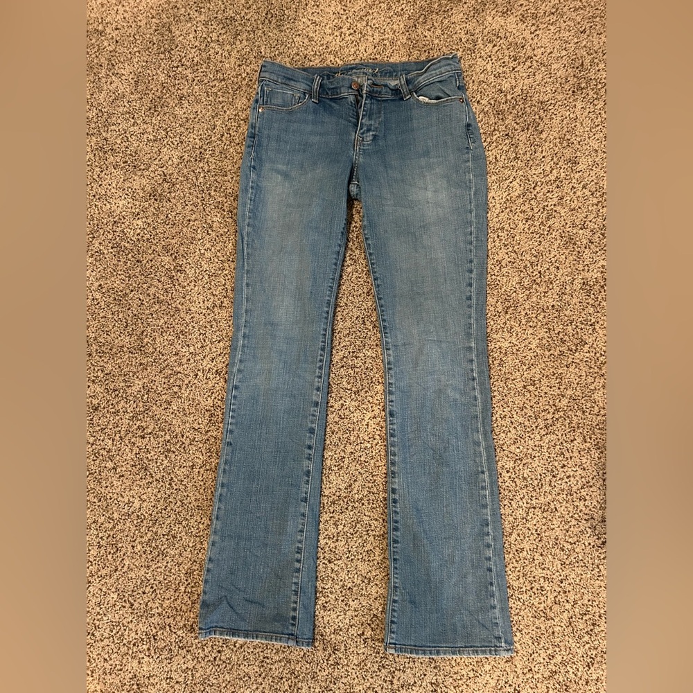 Womens Boot Cut Blue Jeans